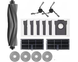 Stofzuigeraccessoireset - geschikt voor Dreame X40/X40 pro/S30 pro Ultra, X40 Ultra/L40 Ultra/X40 Master robotstofzuigers - 1 hoofdborstel, 2 filters, 2 zijborstels, 4 dweilen, 6 stofzakken