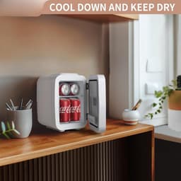 Lexium Mini Fridge for Drinks - Kleine Koelkast - Mini Koelkasten - Minibar - Mini Fridge - Mini Koelkast - Mini Koelkastje - — thumbnail 3