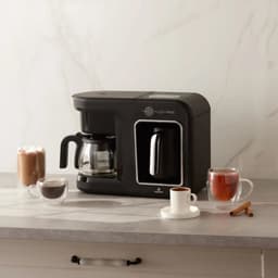 Karaca Hatır Plus Mod 5 in 1 Essential Koffiezetapparaat – Turks Koffieapparaat & Filterkoffie – Zwart/Chroom – 1385W — thumbnail 2