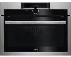 AEG Series 8000 KME968000M 43 l 3000 W Zwart, Roestvrijstaal — thumbnail 1