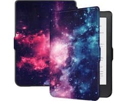 Hoes Geschikt voor Kobo Clara HD - E-reader Hoesje Bescherm Hoesje Case Sleep Cover - Hoes Geschikt voor Kobo Clara HD Hoesje - Galaxy