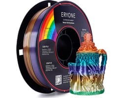 Eryone metal Silk Regenboog PLA 1Kg 1,75mm - Voor 3D-printer & 3D-pen - Filament Rainbow