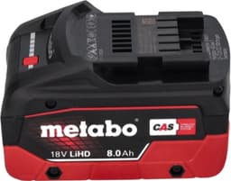 Metabo AS 18 L PC Compact accustofzuiger 18 V 6 l IPX4 stofklasse L nat en droog + 1x accu 8,0 Ah - zonder oplader — thumbnail 4