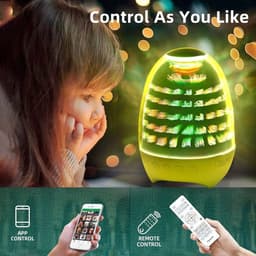 Igoods Koran Speaker - Koran Voor Jong en Oud - 3D 99 Namen van Allah - App Compatibel - Nachtlampje Bluetooth Speaker - Koran in 16 Talen - 16 Reciteurs — thumbnail 5