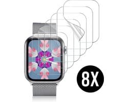 Screenprotector geschikt voor Apple Watch Serie 1 / 2 / 3 - 38 mm Screen Protector - Podec - 8 Stuks