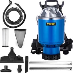 Industriële Stofzuiger 1000 W Stofzuiger Zonder Zak 4 L Rugzak Stofzuiger Gebruik van een Premium HEPA-apparaat met Het Verstelbare Rugzakontwerp en 5 Modi voor Thuis, School, Ziekenhuis, enz — thumbnail 1