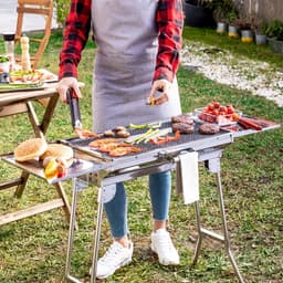 Roestvrijstalen vouwbarbecue voor houtskool ExelQ InnovaGoods — thumbnail 3