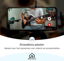 Draadloze Microfoon - Mini Microfoon - Dasspeld - Lavalier microfoon - Android en Iphone - Stream microfoon - Plug & play — thumbnail 2