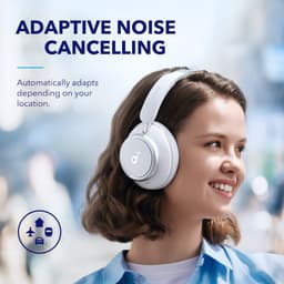 Soundcore Space Q45 koptelefoon met actieve ruisonderdrukking, tot wel 98% minder ruis, 50 u speeltijd, appbediening, LDAC Hi-Res Wireless Audio, comfortabel, duidelijk bellen, Bluetooth 5.3 — thumbnail 3