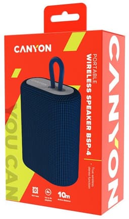 Canyon BSP-4 - Draagbare Bluetooth Speaker - 5W - Radio FM - Blauw — thumbnail 5