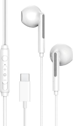 Oortjes met Draad - USB-C Aansluiting - In-Ear Oordopjes met Draad - Bedrade Oortjes - Oortjes met Draad en Microfoon — thumbnail 1