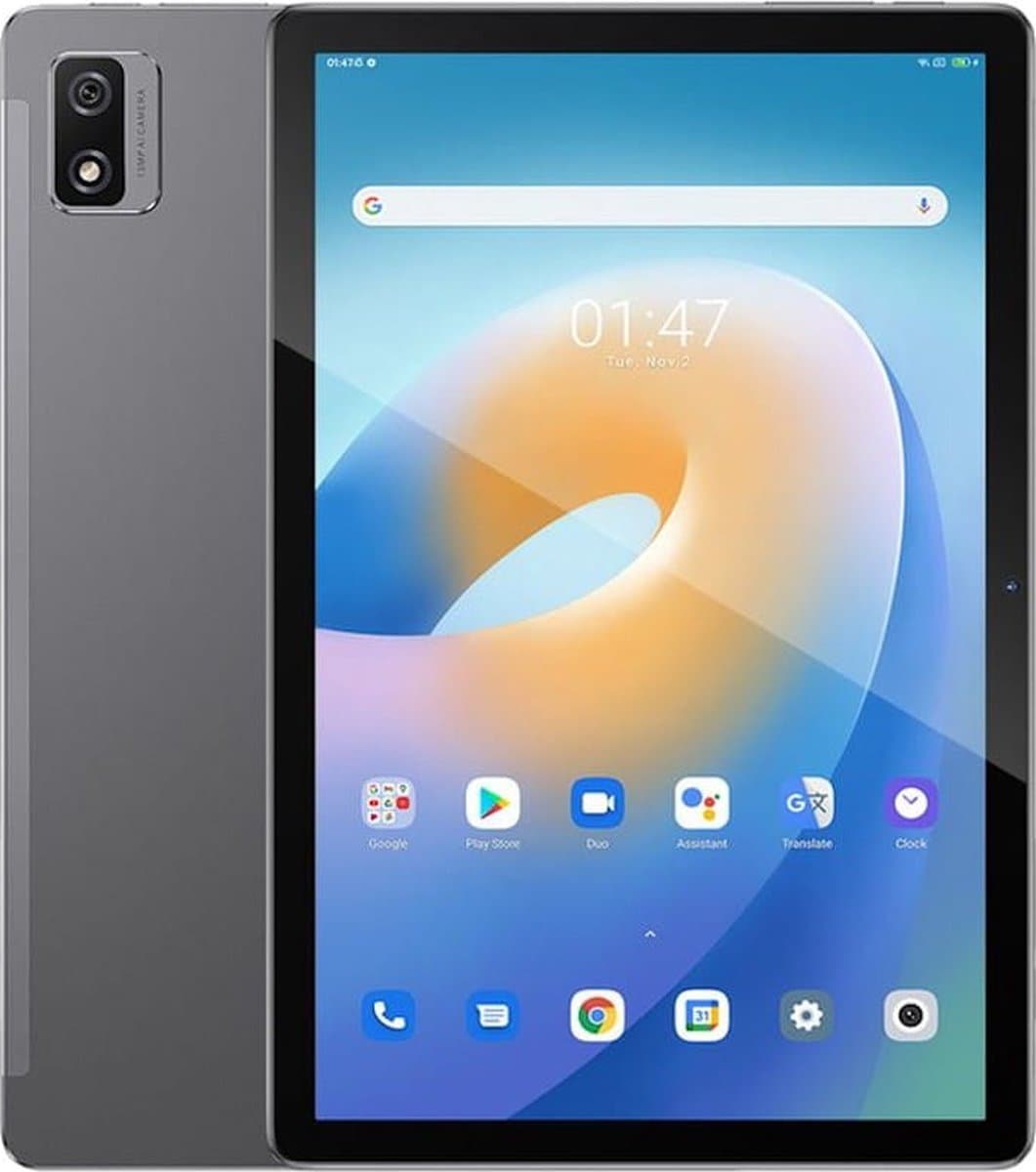 Blackview TAB 12 4G TD-LTE & FDD-LTE 64 GB 25,6 cm (10.1") Cortex 4 GB Wi-Fi 5 (802.11ac) Android 11 Grijs — afbeelding 1