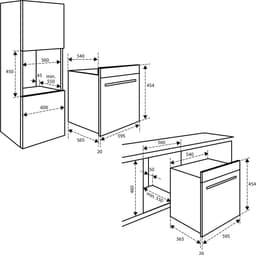 Inventum IMC4535RT - Inbouw combi-oven - Hetelucht - Magnetron - Grill - 50 liter - 45 cm hoog - Tot 250 graden - Zwart/RVS — thumbnail 3