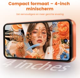 OUKITEL C17 mini Smartphone - 12GB RAM - 32GB ROM - Android 16 - GPS - Geen NFC - Slechts 109g - Oranje — thumbnail 5
