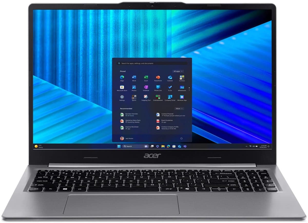 Acer Extensa 15 EXO15-71-53ZS Intel Core Ultra 5 125H Laptop 39,6 cm (15.6") Full HD 16 GB DDR5-SDRAM 512 GB SSD Wi-Fi 6 (802.11ax) Windows 11 Pro Education Grijs — afbeelding 1