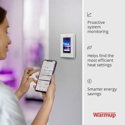 Warmup 7iE Smart Matter WiFi thermostaat voor vloerverwarming - Onyx zwart — thumbnail 3
