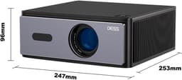 Beamer 1200 ANSI Lumen Zwart - 130W Vermogen - 1920 x 1080 Resolutie - LCD - Voor Thuisbioscoop En Presentaties — thumbnail 1