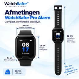 WatchSafer Pro - GPS Horloge Senior - Smartwatch voor Ouderen - Persoonlijke alarmen - alarm horloge ouderen - GPS Horloge Alzheimer - Valdetectie — thumbnail 5
