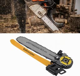 Beam Cutter Attachment 12 Inch Zaagdiepte voor 7-1/4 en 8-1/2 Wormdrive Saw Converteert Cirkelzaag Naar Beam Cutter met Voetpedaal en Basis voor Balken, Kolommen en Boomstammen — thumbnail 2