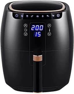 Luchtfriteuse Smart LCD Touch Luchtfriteuse 6,5L Thuiskeuken, Zwart — thumbnail 1