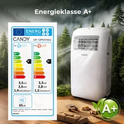 Mobiele Airco 12000 BTU – 4-in-1 Airconditioner met Koelen en Verwarmen – 24-uurs Timer – Tot 35 m² – A+ — thumbnail 2