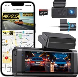 Kavora®Draadloze Dashcam - Draadloos CarPlay-Scherm - Dashcam met CarPlay - Zwart - 4cm x 9cm x 6cm — thumbnail 1