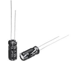 10uF 50V 5x11mm elektrolytische condensator radiale aansluitingen aluminium condensatoren voor TV LCD monitor VCD 15 stuks