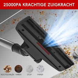 Authmic Stofzuiger met Snoer – Krachtige Zuigkracht, Lichtgewicht Design, Meerdere Opzetstukken, Geschikt voor Alle Vloertypen — thumbnail 3