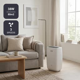Luchtreiniger Wit - 350 Kubieke Meter Per Uur - 80 Vierkante Meter - HEPA-filter - Voor Woonkamer En Slaapkamer — thumbnail 2