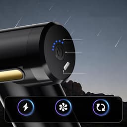 6 Snelheden En 4 Opzetstukken – Mini Spiermassagepistool Met 1800mAh Type-C – 580g Lichtgewicht En Draagbaar – Diepe Weefselmassage Voor Schouders, Rug En Benen — thumbnail 2