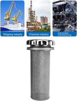 Hydraulische luchtfilter van roestvrij staal. Efficiënte filtering voor de chemische en automobielindustrie — thumbnail 5
