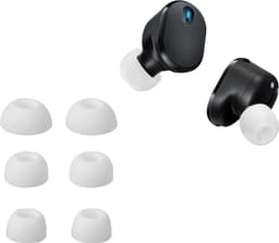 kwmobile 6x cover voor in-ear oortjes geschikt voor JBL Tune Buds 2 - Vervangende oordopjes van siliconen in wit - 3 maten — thumbnail 1
