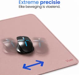 Vues Muismat - Anti Slip - 300 x 250 mm - Roze — thumbnail 3