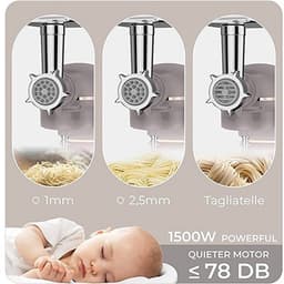 Keukenrobot met molen en mixer, 1500 W, Taupe Collection — thumbnail 4