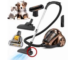 AG3100 Stofzuiger Zonder Zak - Stofzuigers - Vacuum Cleaner Zakloos - 8.5 Meter - 900W - Sterke Zuigkracht - HEPA Filter - Compact, Licht & Krachtig - Gemakkelijk Schoon Te Maken - Rose Bronze Edition