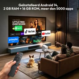 XGODY Beamer - FHD 1080P - 1000 ANSI Lumen - Autofocus & Auto Keystone — thumbnail 5