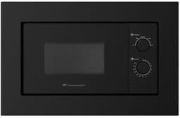 Zwarte inbouwmagnetron - 20 liter - Compacte oven voor inbouwmontage — thumbnail 1