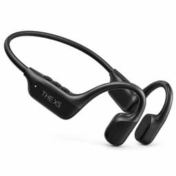 Bone Conduction Koptelefoon – Bluetooth 6.0 Sporthoofdtelefoon – IPX4 Waterdicht – Voor Fietsen, Fitness & Hardlopen - Zwart — thumbnail 1