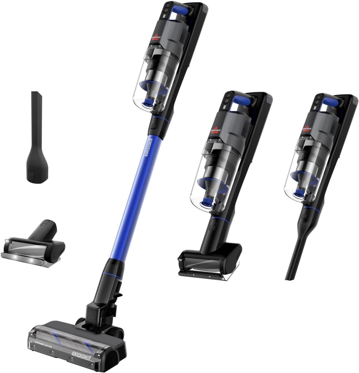 BISSELL PowerClean FurFinder - Draadloze Steelstofzuiger - 200W Motor - 40 Min Gebruikstijd - Anti-klit Borstel - 2 in 1 Steel- en Handstofzuiger - Zelfstaand Design - HEPA-filter - LED-koplampen - Stick Vacuum Cleaner - 4089N — afbeelding 1