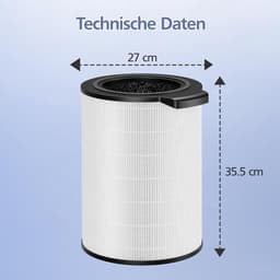 1 stuk FY4440/30 vervangingsfilter compatibel met Philips 4000i (AC4236/10) luchtreiniger, 3-in-1 zeer efficiënte True HEPA-filtervervanging, filter FY4440/30 — thumbnail 4