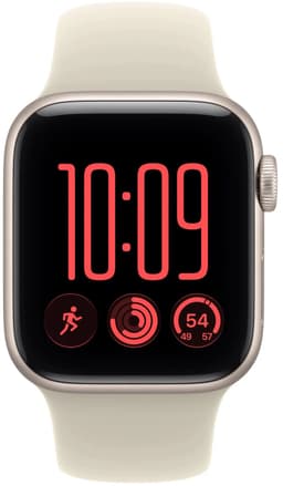 APPLE Watch SE 3 GPS - 40mm Starlight Aluminium Case - Starlight Sport Band - S/M Smartwatch Starlight — thumbnail 3