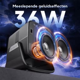 Beamer Draagbaar - 1000 ANSI Lumen Helderheid - 1920 x 1080 Full HD Resolutie - Android Smart Projector - Voor Thuisbioscoop En Entertainment — thumbnail 4