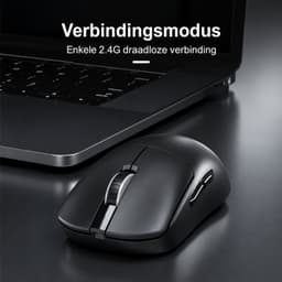 AULA AM206 - Draadloze Muis – Lichtgewicht – Ergonomisch – Stil – Voor Laptop & PC – Wit — thumbnail 4