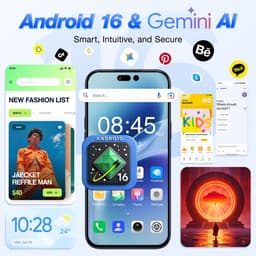 OUKITEL C17PLUS Smartphones 24GB RAM-256GB ROM-6.9 inch 120HZ HD-64MP AI Camera -5000mAh-Android16-4G — thumbnail 2