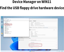 Externe diskettedrive - Floppy drive - Oude data lezen - Plug and Play - 35 inch - Zwart — thumbnail 4