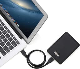 Externe Harde Schijf - Draagbare Opslag - Bestanden Opslaan - Snelle USB 3.0 - 512 GB - Zwart — thumbnail 2