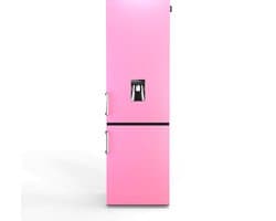 Nunki Large H2O – Koel-vriescombinatie – Waterdispenser – E-klasse – 268 liter – Front Bubblegum Pink Satin