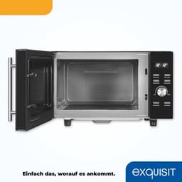 Magnetron met Grill - Compacte Oven - Snel Eten - Flatbed Technologie - 23 Liter - Zwart — thumbnail 3