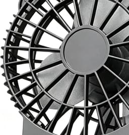 Tafelventilator Robot - Persoonlijke Ventilator - Koelte Creëren - Robot Design - 16.7 cm Breed - Zwart — thumbnail 5