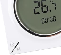 Slimme Elektrische Thermostaat - Digitale Kamerthermostaat - Energie Besparen - LCD Scherm met Geheugen - 16A Laadvermogen - Wit — thumbnail 5